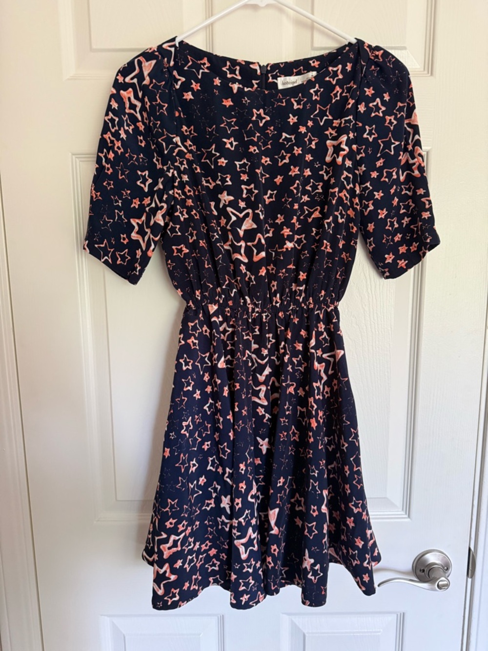 Hotwind women’s black star short sleeve mini dress